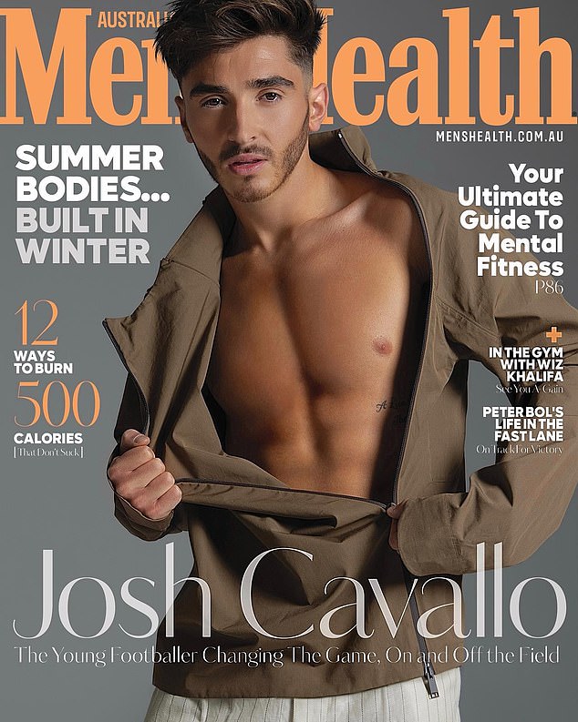 Gay Footballer Josh Cavallo Reveals He Uses His ‘haters As Motivation Daily Mail Lgbtq