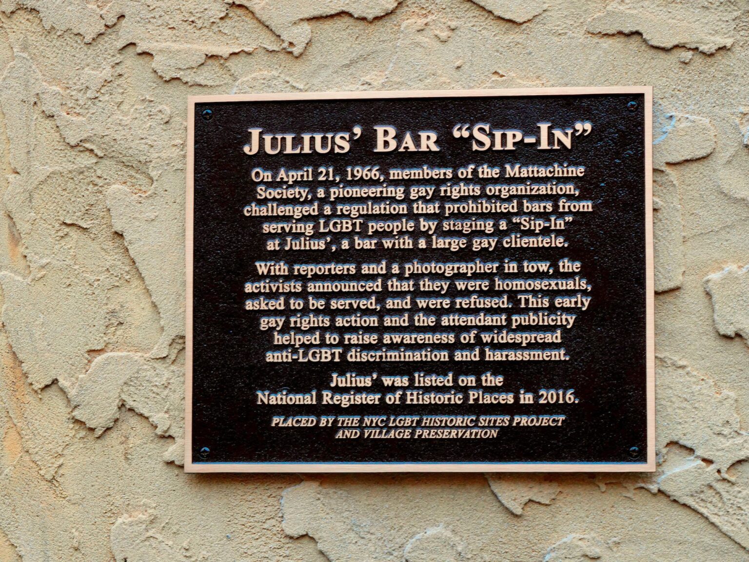 Julius’, New York City’s Oldest Gay Bar, Is One Step Closer To Becoming ...